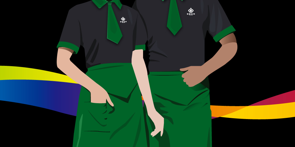 餐飲logo設(shè)計服裝應用案列_湖畔牧歌_北京logo設(shè)計公司_高瑞品牌