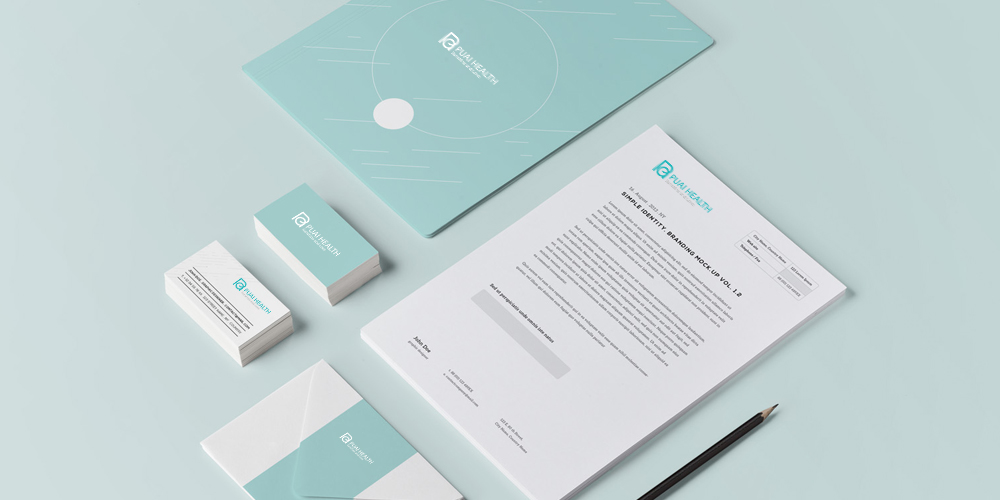 醫(yī)療健康行業(yè)logo設(shè)計案列_普愛健康logo設(shè)計應(yīng)用辦公vi_北京logo設(shè)計_高瑞品牌