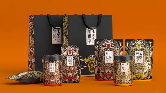 中國(guó)風(fēng)瓜子包裝設(shè)計(jì)禮盒裝_高瑞品牌_北京京包裝設(shè)計(jì)