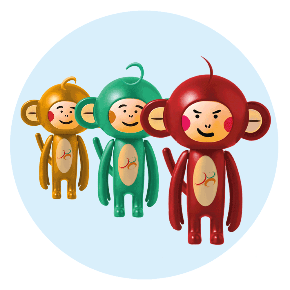 第八屆全港運動會吉祥物港運猴_高瑞品牌